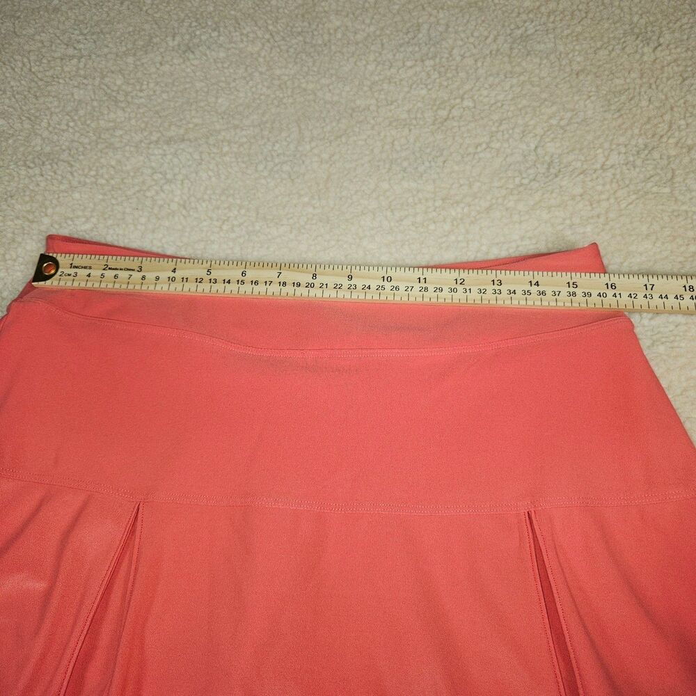 Nike Dri Fit Tennis Golf Skort Skirt Women Medium Coral Pink Athletic Running